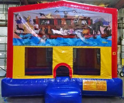 Panel Noah's Ark Inflatable Bounce House Castle Bounce Slide Combo Rental Cincinnati Ohio