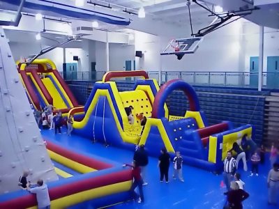 Olympic Challenge Inflatable Obstacle Course - 50' Rental Cincinnati Ohio