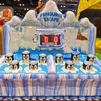 Winter Penguin Whack-A-Mole Arcade Game Party Rental Cincinnati Ohio
