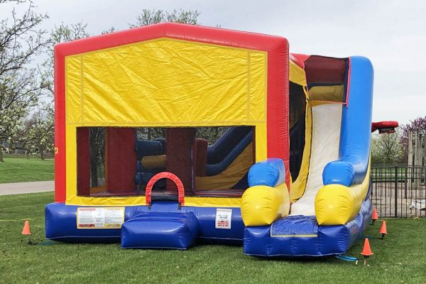 Playhouse Inflatable Bounce House and Slide Combo Rental Cincinnati Ohio