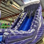 Purple Crush Inflatable Dual Lane Water Slide Rental Cincinnati Ohio