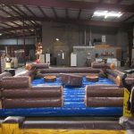 Inflatable Mechanical Ripsaw Eliminator Redneck Games Rental Cincinnati Ohio