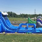 Riptide Inflatable Water Slide Dual Lane with Inflatable slip n slide rental cincinnati ohio