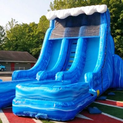 Riptide Inflatable Water Slide Dual Lane with Inflatable slip n slide rental cincinnati ohio