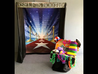 Selfie Booth Photo Backdrop Station Rental Cincinnati Ohio