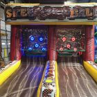 Inflatable skee ball arcade game rental with scoring, Cincinnati, Ohio