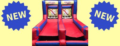Inflatable skee ball rental arcade game, Cincinnati, Ohio
