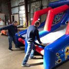 Inflatable skee ball rental arcade game, Cincinnati, Ohio