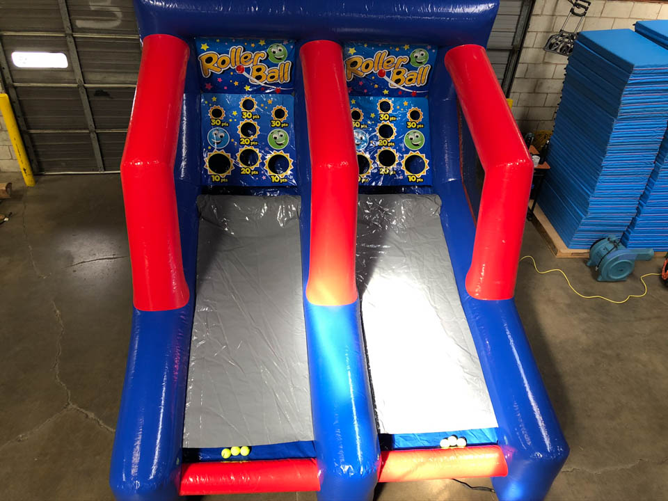 Skee Ball 2.0 with Scoring - 2 Player, 2 Lane Inflatable Arcade Game Rental, Cincinnati A-1 Amusement Party Rentals Inflatables Bouncehouse Games