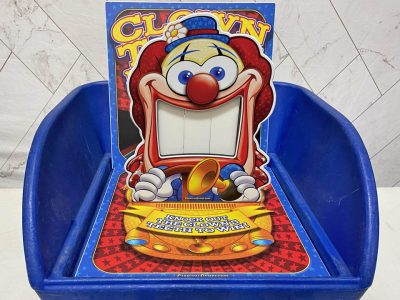 clown tooth knock out table top skill carnival game rental cincinnati ohio