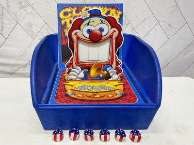 clown tooth knock out table top skill carnival game rental cincinnati ohio