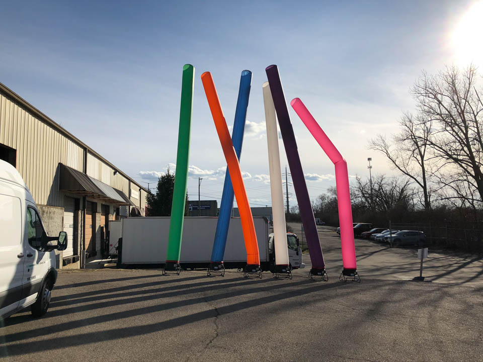 Sky Dancers, Inflatable Air Dancer Puppet - Single Tube Rental Cincinnati Ohio