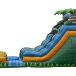 15' Tropical Rush Inflatable Water Slide - Wet or Dry Slide - Cincinnati, Ohio