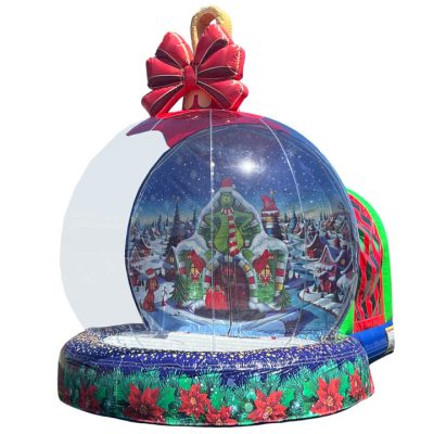 Snow Globe - Giant Grinch Ornament Inflatable