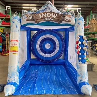 Inflatable Snow Ball Ice Pick Axe Throw Game