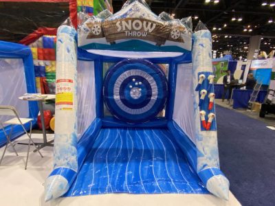 Inflatable Snow Ball Ice Pick Axe Throw Game