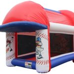 inflatable baseball speed pitch radar carnival game rental cincinnati ohio