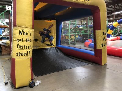 Baseball Sports Speed Cage Inflatable Speed Pitch with Radar Rental Cincinnati Ohio