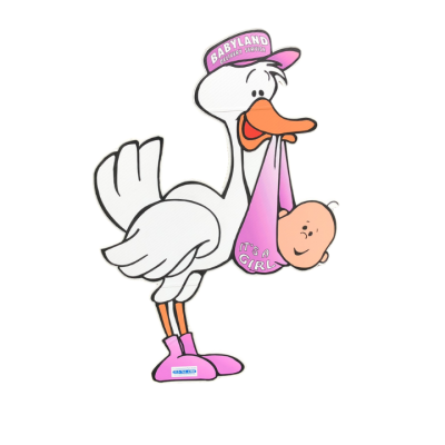 Stork Sign - It's a Girl