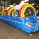 Rainbow Deluxe Surf N Slide Inflatable Slip N Slide Rental Cincinnati Ohio
