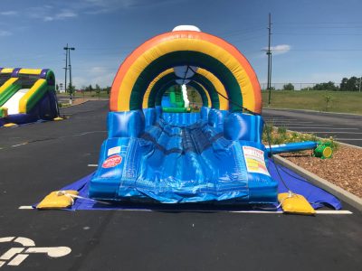 Rainbow Deluxe Surf N Slide Inflatable Slip N Slide Rental Cincinnati Ohio