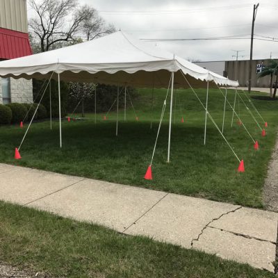 Tent 20 x 40 Pole Tent Rental Cincinnati Ohio