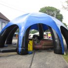 30' Round Inflatable Tent Rental Cincinnati Ohio