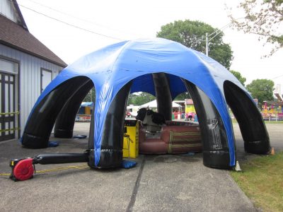 30' Round Inflatable Tent Rental Cincinnati Ohio