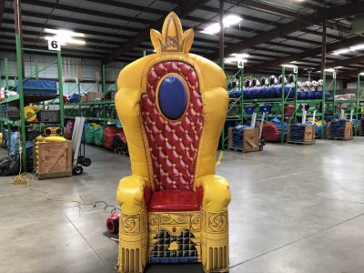 Inflatable Throne Chair for Birthdays Prom Rental Cincinnati