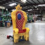 Inflatable Throne Chair for Birthdays Prom Rental Cincinnati