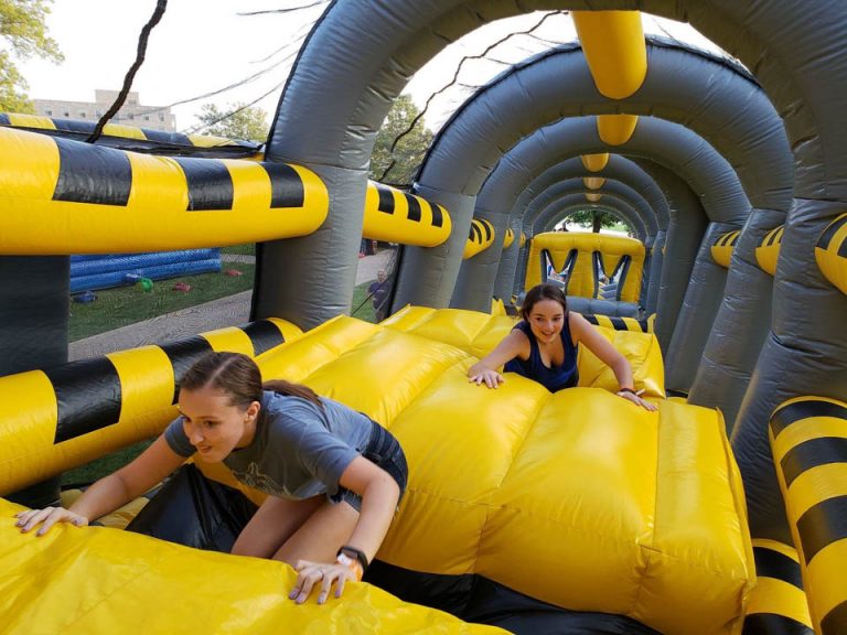 Toxic Drop Inflatable Obstacle Course Cincinnati A1 Amusement Party