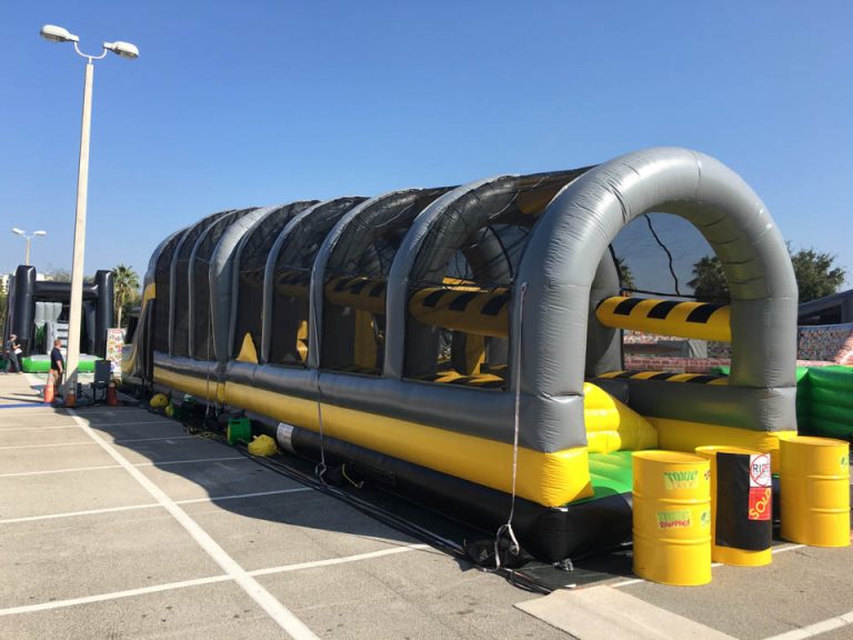 Toxic Drop Inflatable Obstacle Course Cincinnati A1 Amusement Party