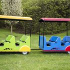 Electric Trackless Train Rental with Engineer Cincinnati Ohio Northern Kentucky