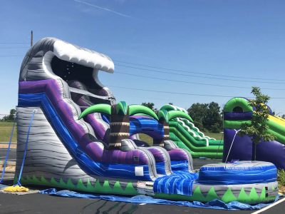 18' Tsunami Inflatable Water Slide - Wet or Dry Slide - Cincinnati, Ohio