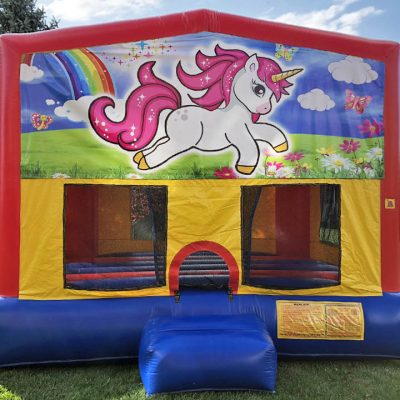 Unicorn Playhouse - Customize-able Inflatable Bounce House Rental Cincinnati Ohio
