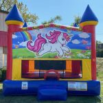 Unicorn Custom Castle Bounce House Renal Cincinnati Ohio
