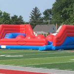 Big Baller Wipeout Extreme Ball Run Inflatable Ninja Obstacle Course Rental Cincinnati Ohio