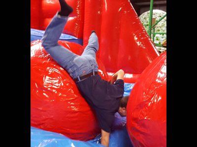 Big Baller Wipeout Extreme Ball Run Inflatable Ninja Obstacle Course Rental Cincinnati Ohio