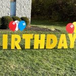 Yard Card - Balloons Lawn Greeting Rental Cincinnati Ohio