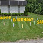 Birthday candles Yard Cards & Signs Rentals Cincinnati Ohio