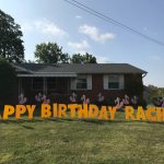 Flamingo Birthday Yard Cards & Signs Rentals Cincinnati Ohio