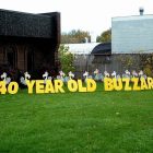 Ole Buzzard Birthday Yard Cards & Signs Rentals Cincinnati Ohio