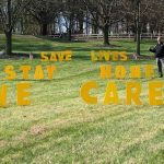 Customized Giant Yard Card Letters Greetings Birthday Sign Party Rental Cincinnati Ohio