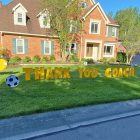 Customized Giant Yard Card Letters Greetings Birthday Sign Party Rental Cincinnati Ohio