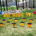 Graduation Yard Cards & Signs Rentals Cincinnati Ohio