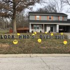 Over the Hill Emojis Yard Cards & Signs Rentals Cincinnati Ohio