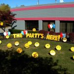 Happy Birthday Yard Card Smiley Faces Sign Rental Cincinnati Ohio