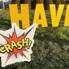 Yard Card - Super Hero Lawn Greeting Sign Rental Cincinnati Ohio