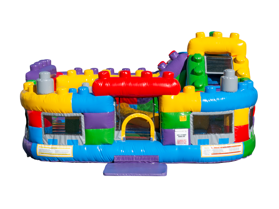 Building Blocks Inflatable Wet/Dry Playland
