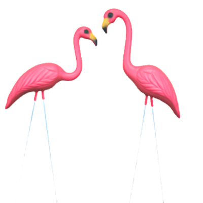 Pink Flamingos - Lawn Decoration